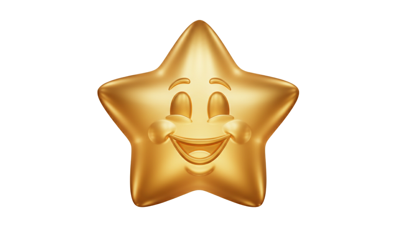 lucky star png PNG transparent background