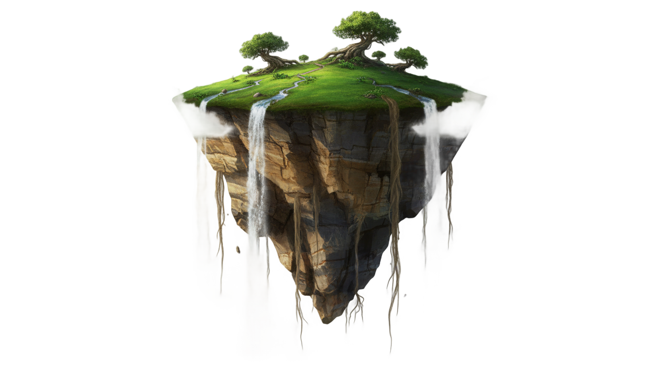 floating island png for photoshop PNG transparent background
