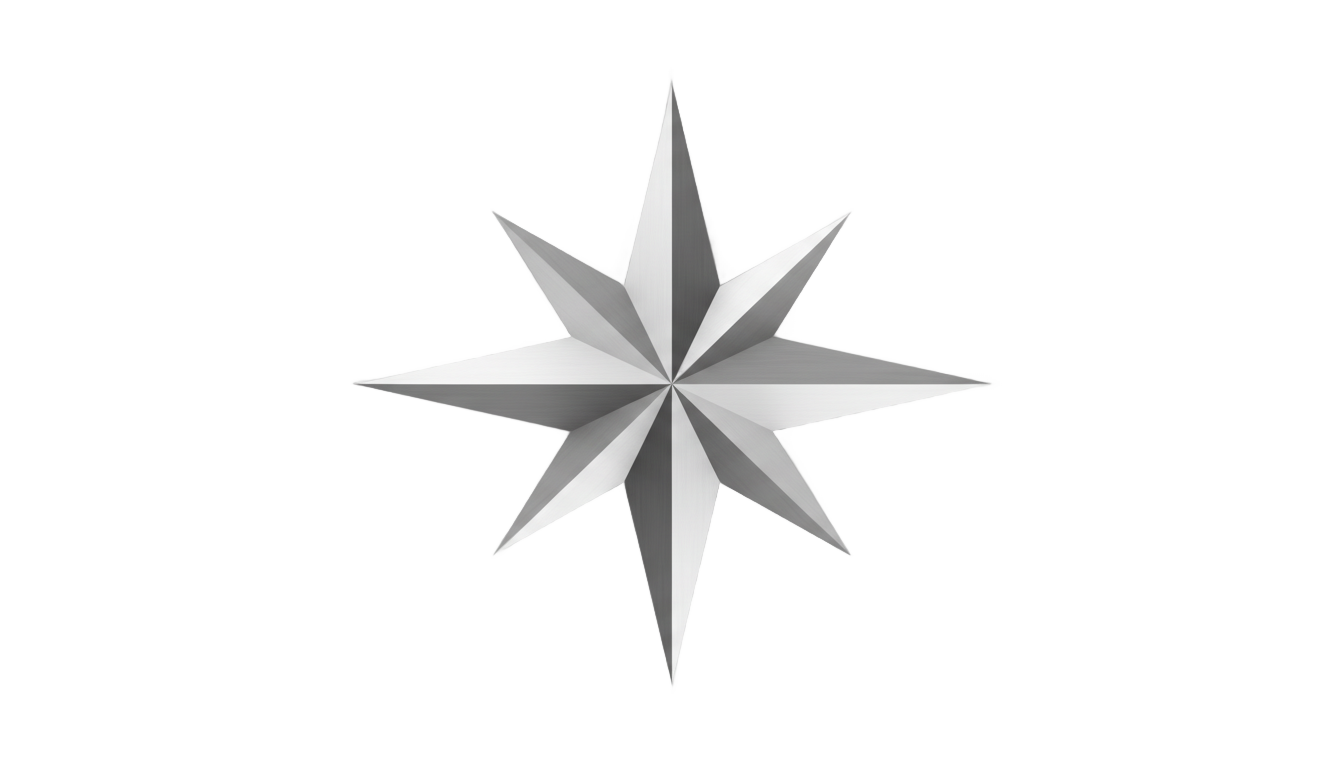 4 pointed star png PNG transparent background