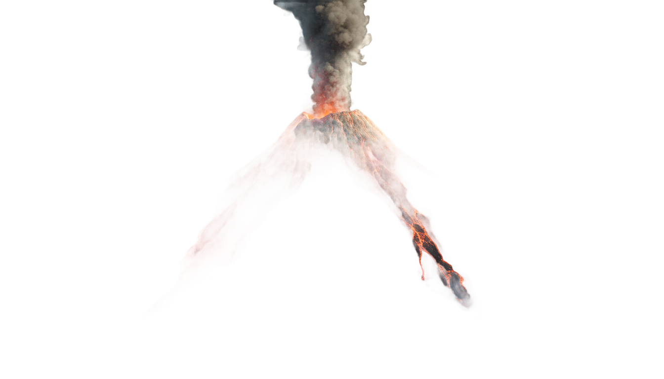 bangota volcano in png PNG transparent background