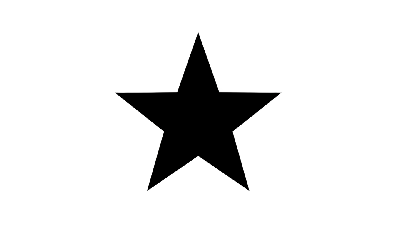 star silhouette png PNG transparent background