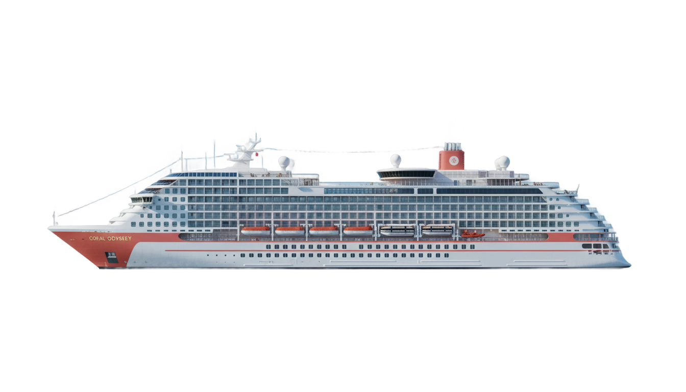 coral cruises png PNG transparent background