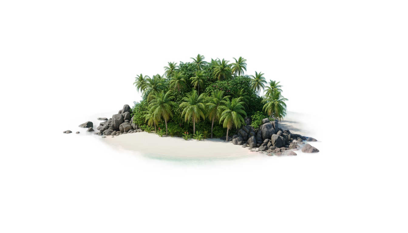 is png an island PNG transparent background