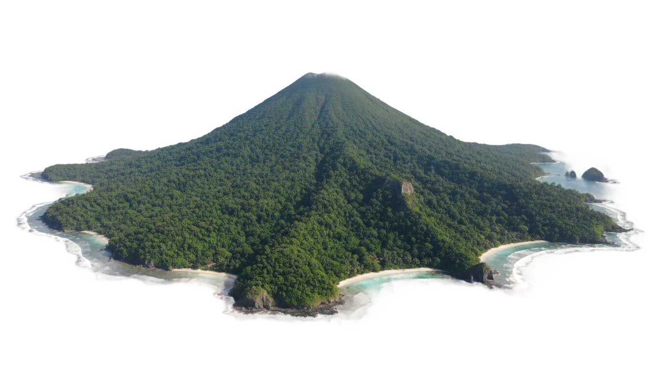 karkar island png PNG transparent background