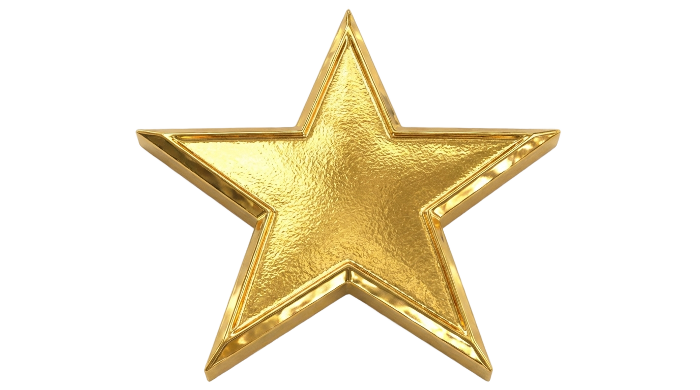 gold star png PNG transparent background