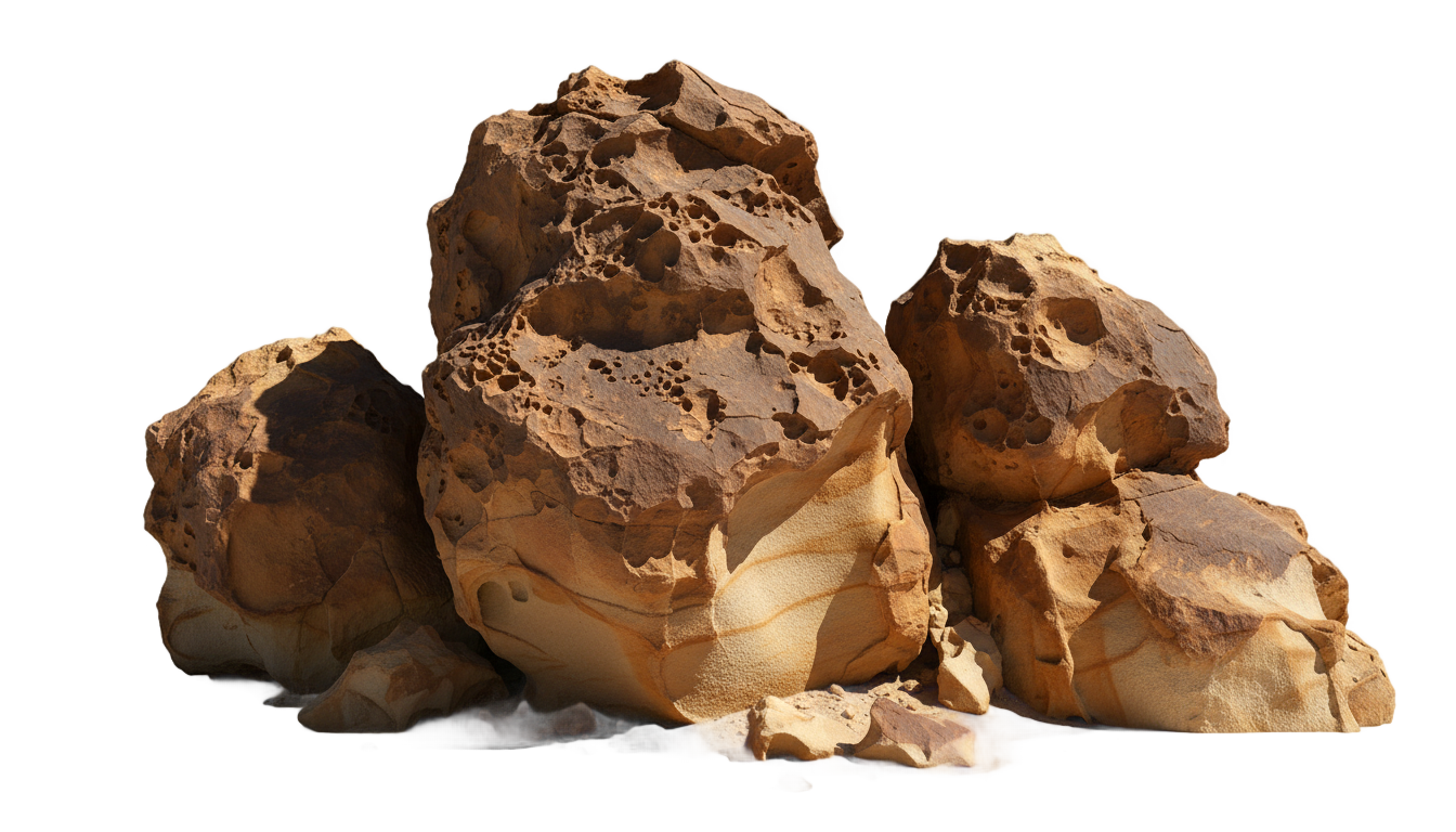 desert rocks png PNG transparent background