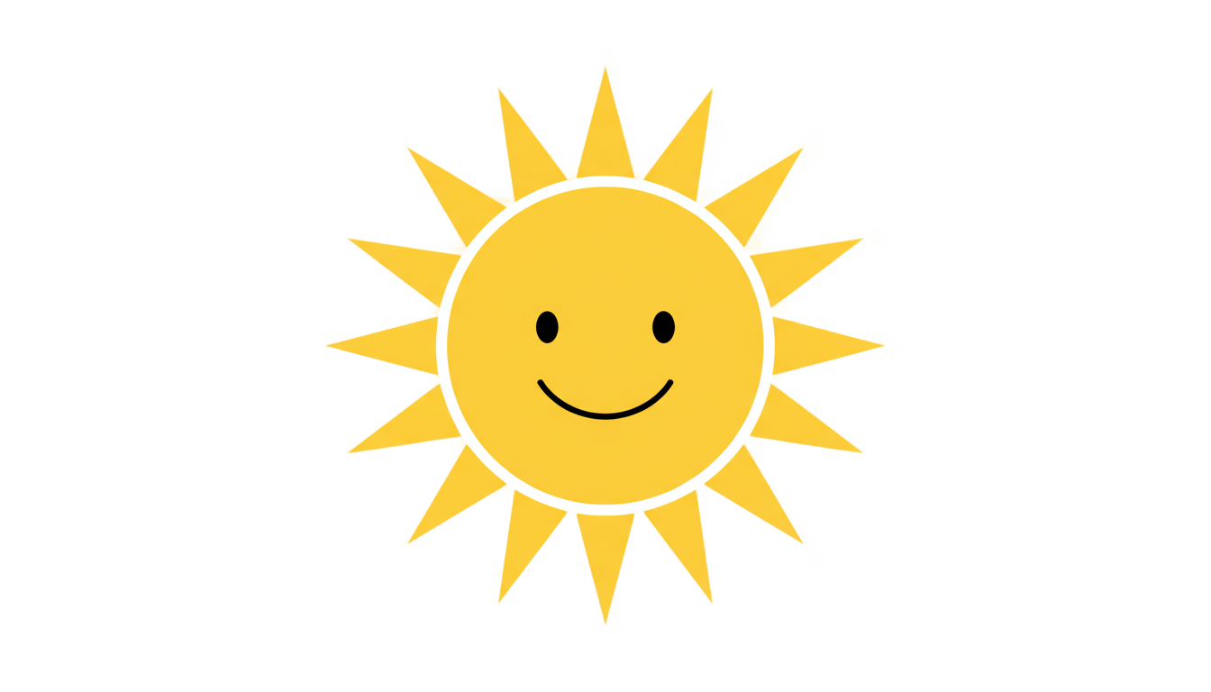 clip art sun png PNG transparent background