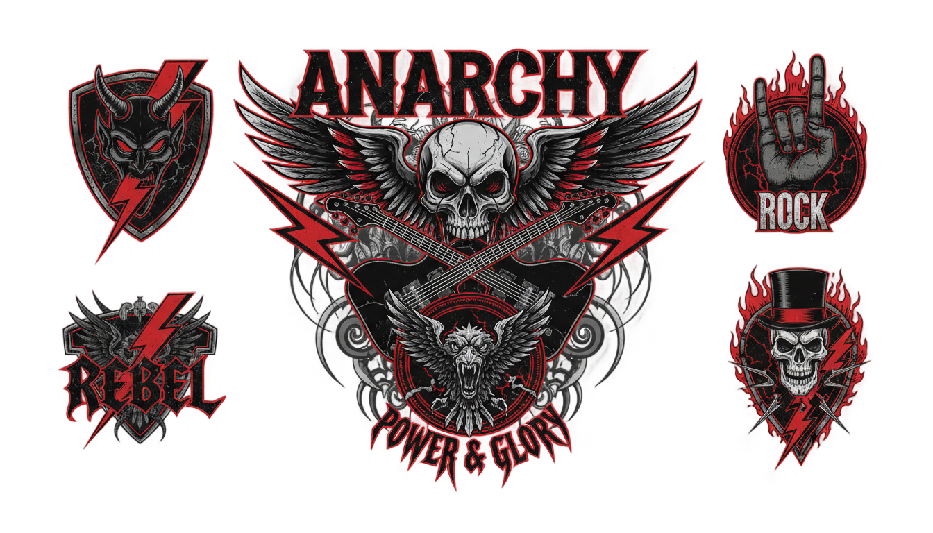 rock band logos png PNG transparent background