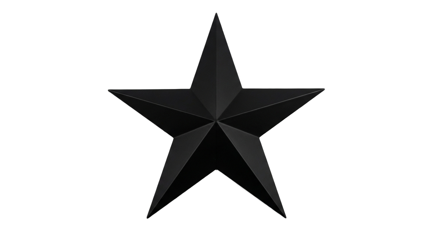 black star png PNG transparent background