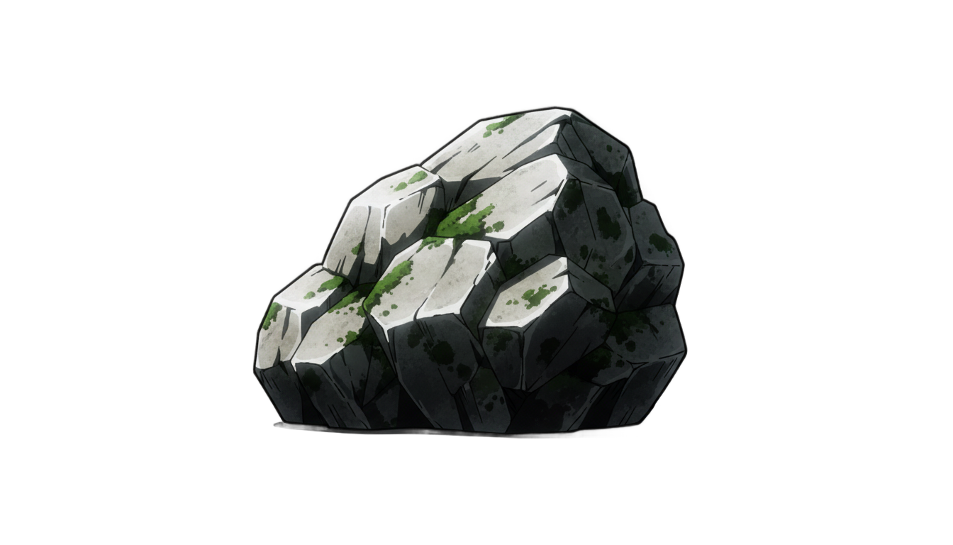 anime rock png PNG transparent background