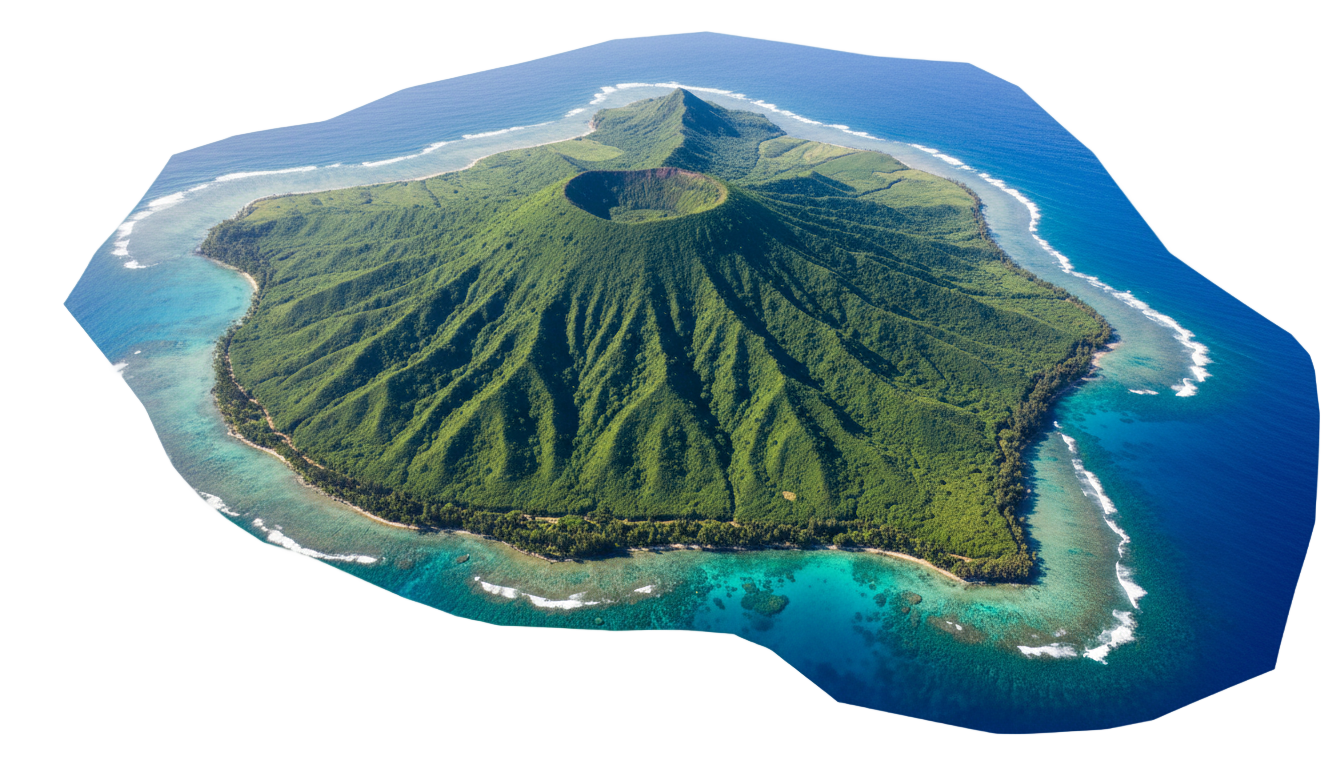hawaiian island png PNG transparent background