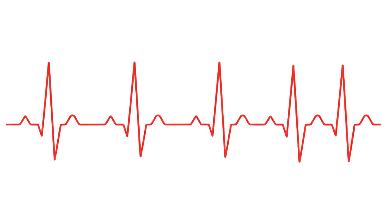 heart beat wave png PNG transparent background