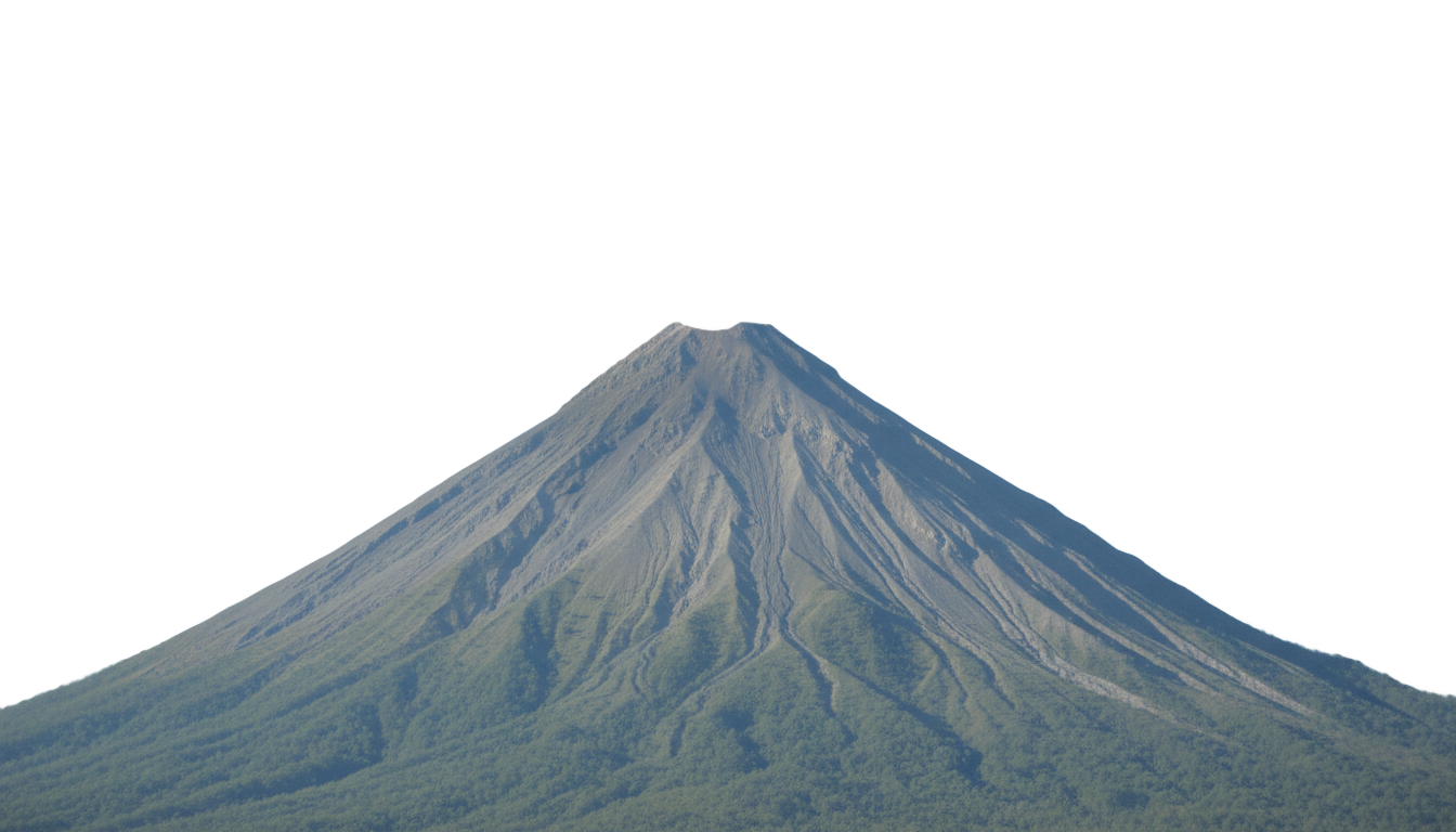 mayon volcano png PNG transparent background