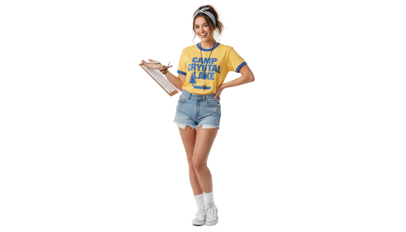 camp crystal lake counselor png PNG transparent background