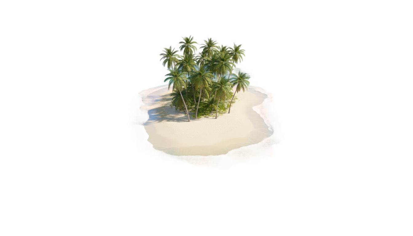 island drawing png PNG transparent background