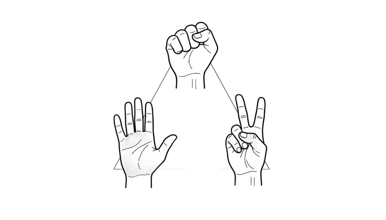 rock paper scissors icon png PNG transparent background