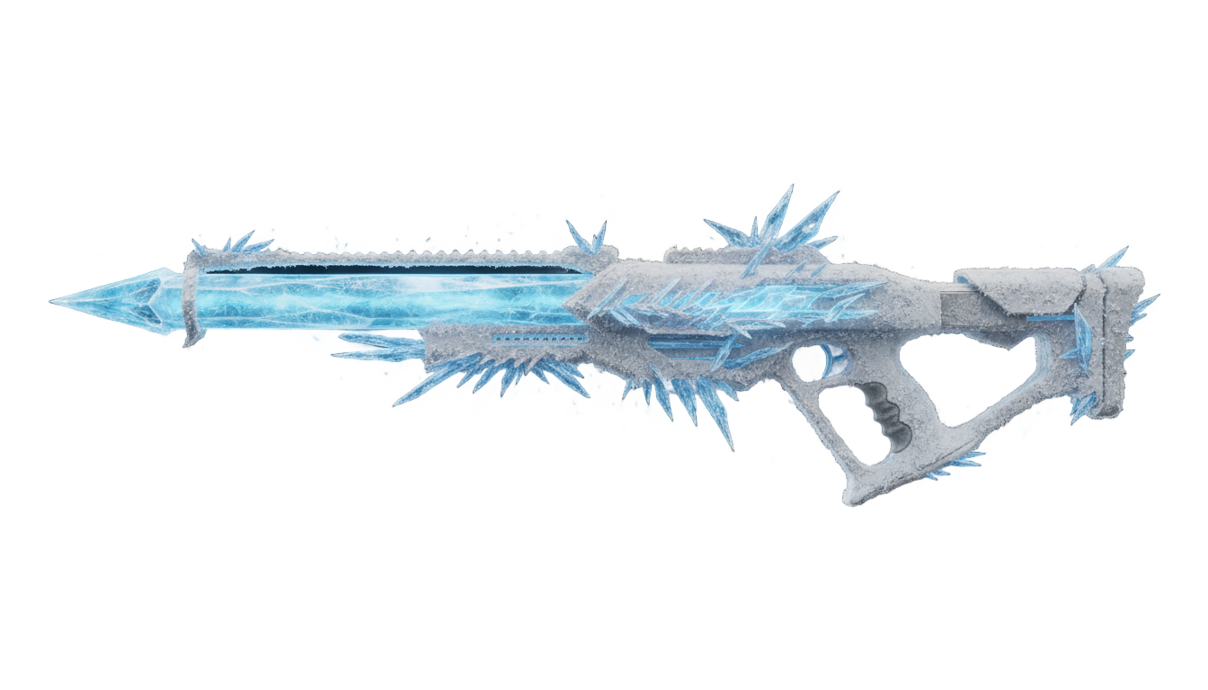 glacier gun png PNG transparent background