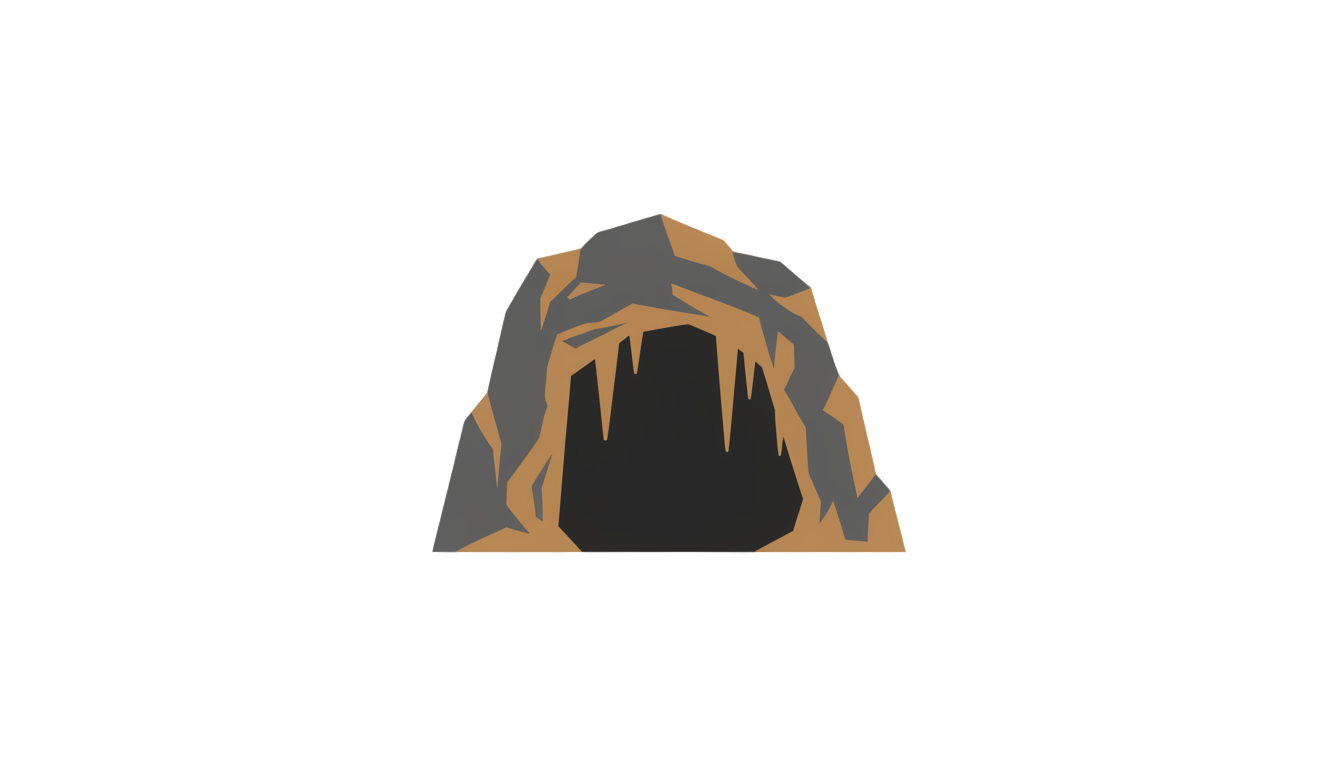 cave icon png PNG transparent background