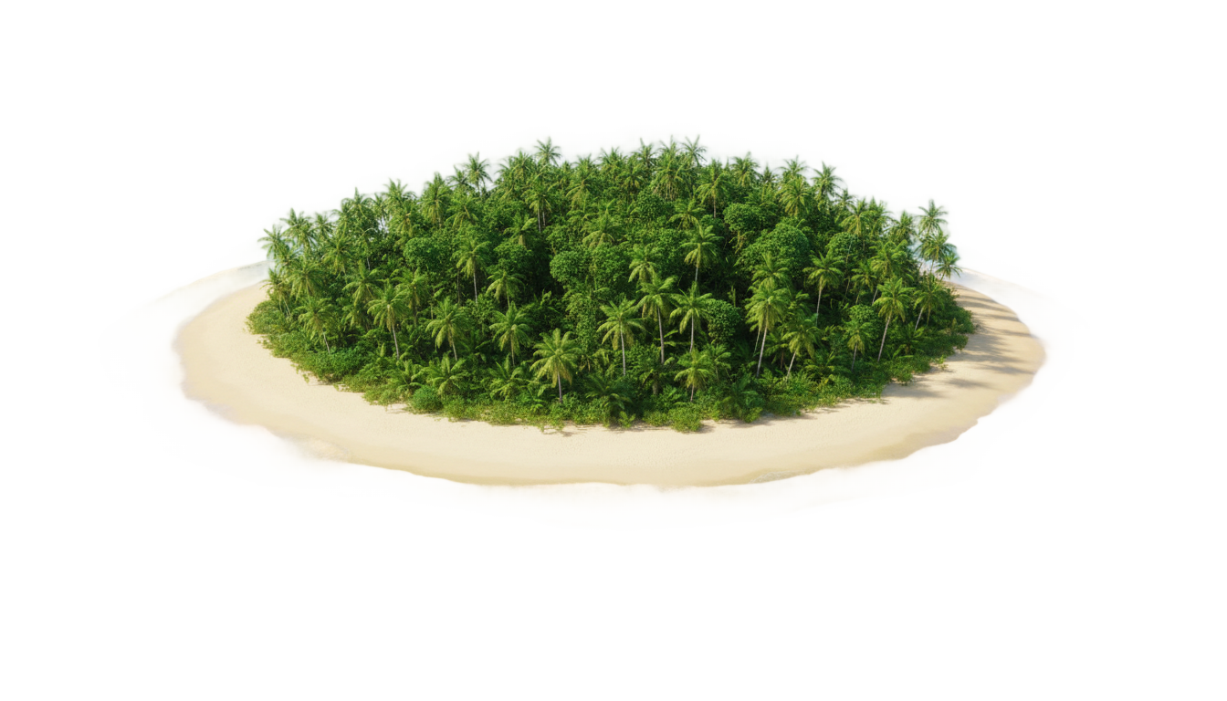 island illustration png PNG transparent background