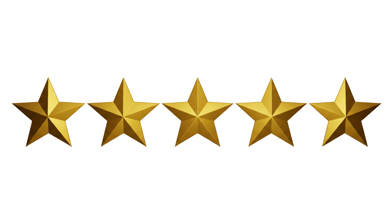 5 star reviews png PNG transparent background