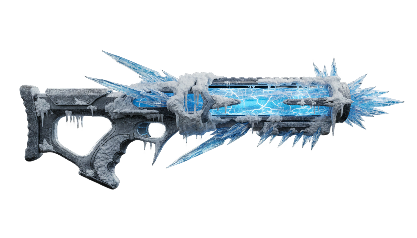 glacier gun png PNG transparent background