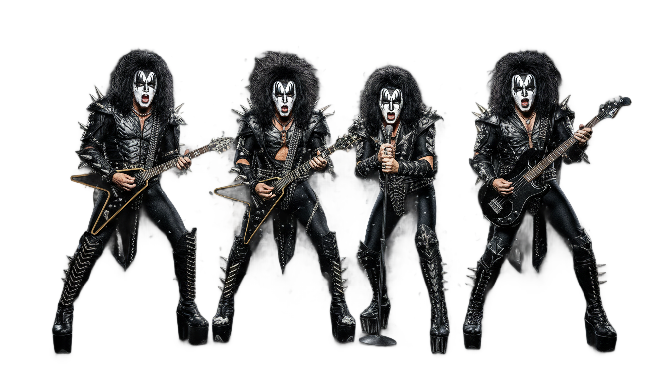 kiss rock png PNG transparent background