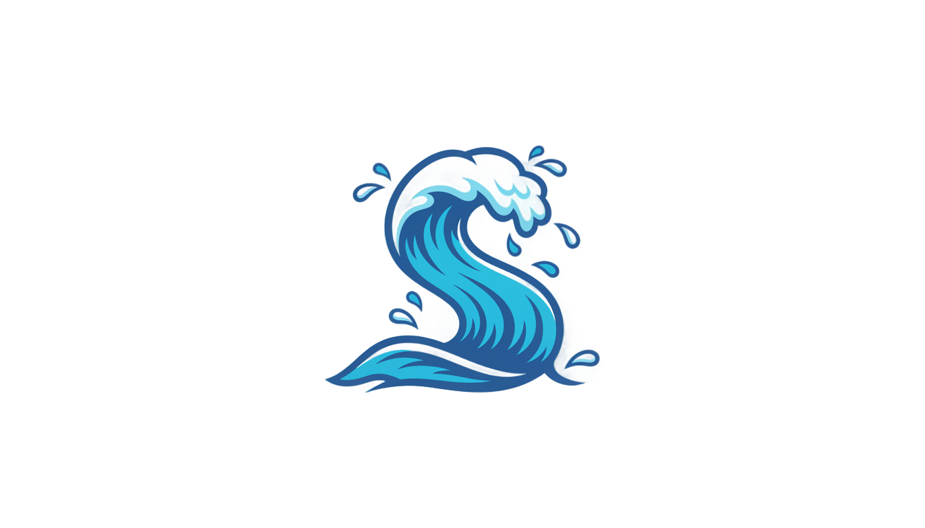 water wave cartoon png PNG transparent background