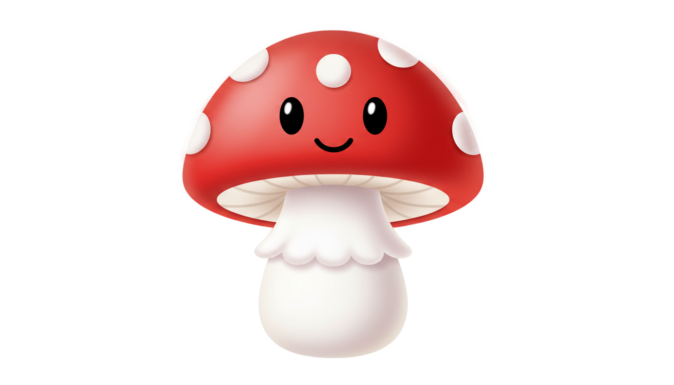 iphone mushroom emoji png PNG transparent background
