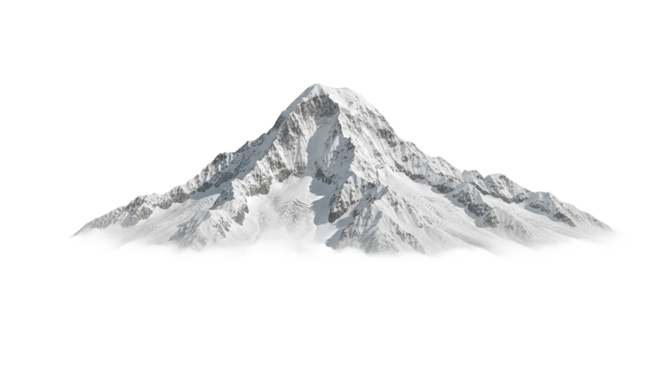 mountain png white PNG transparent background
