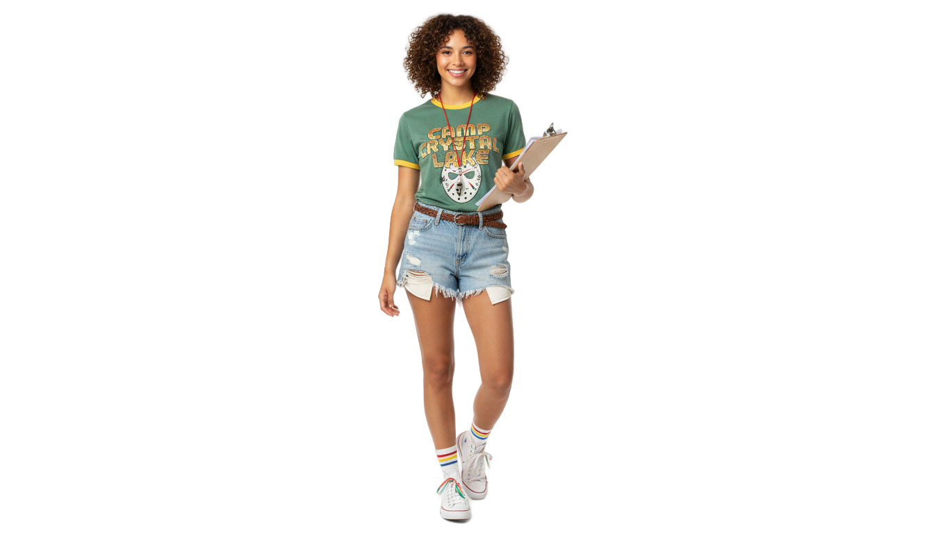 camp crystal lake counselor png PNG transparent background