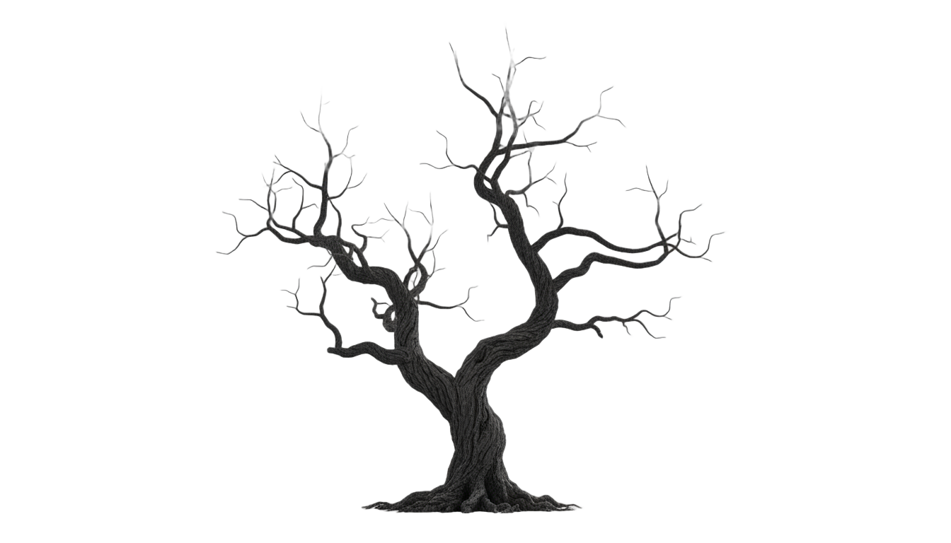 spooky tree png PNG transparent background