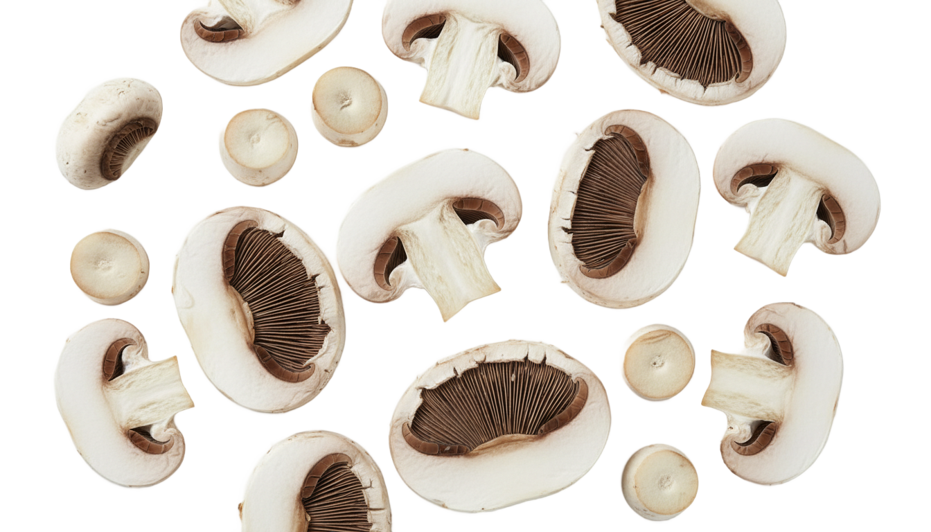 sliced mushroom png PNG transparent background