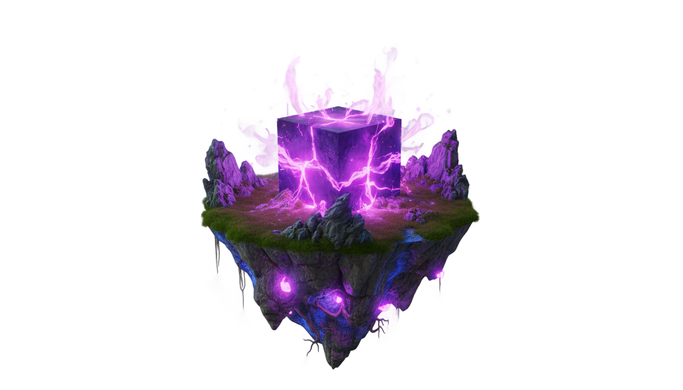 kevin the cube island png PNG transparent background
