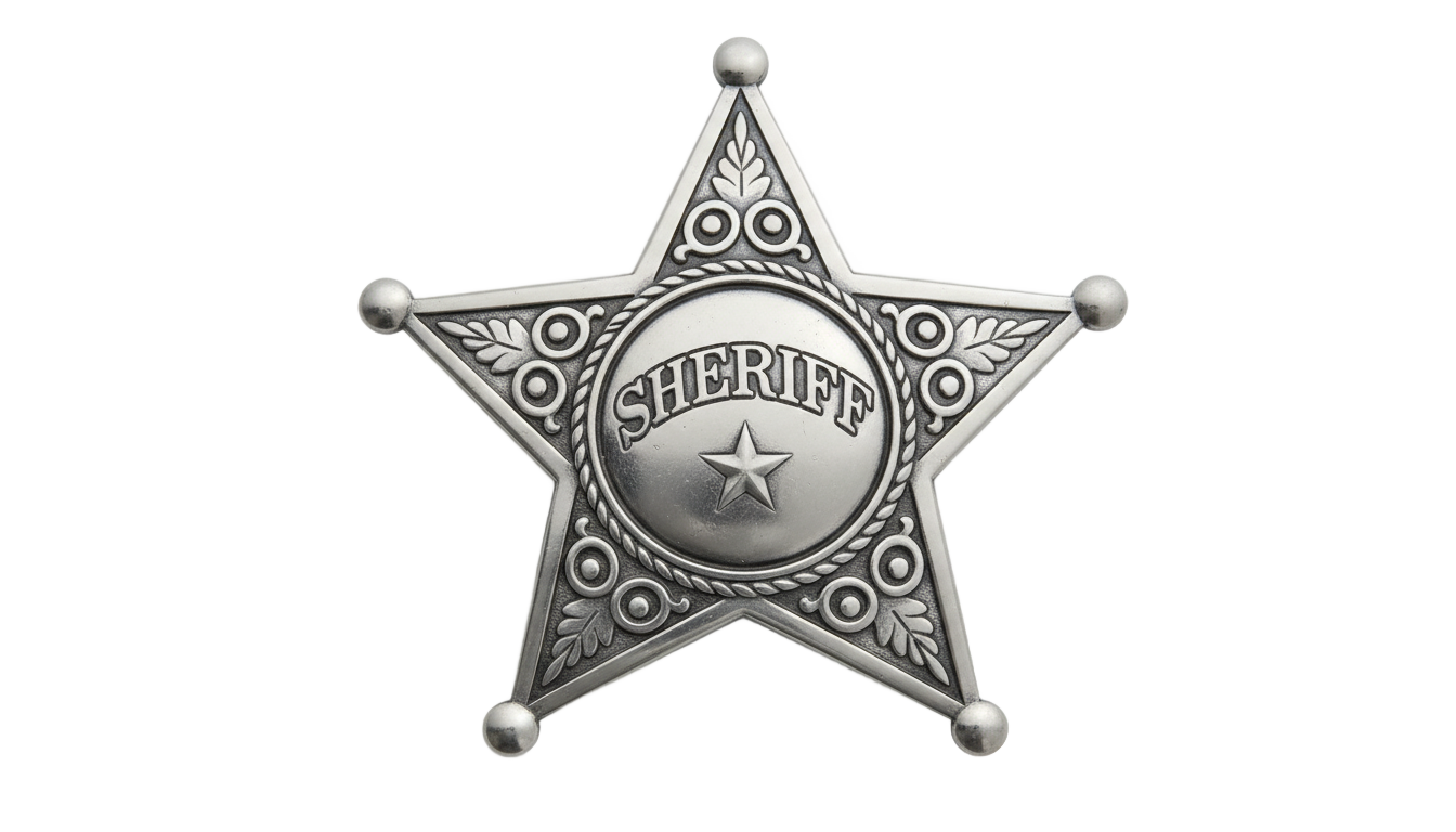 cowboy star png PNG transparent background