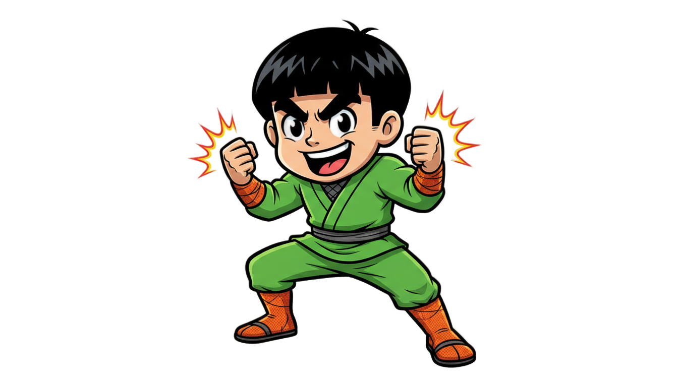 rock lee png PNG transparent background