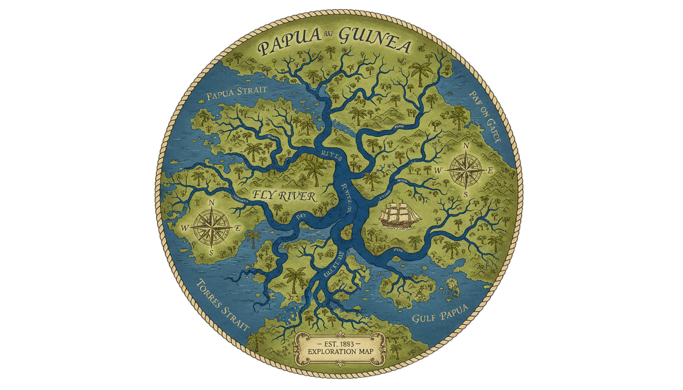 fly river png map PNG transparent background