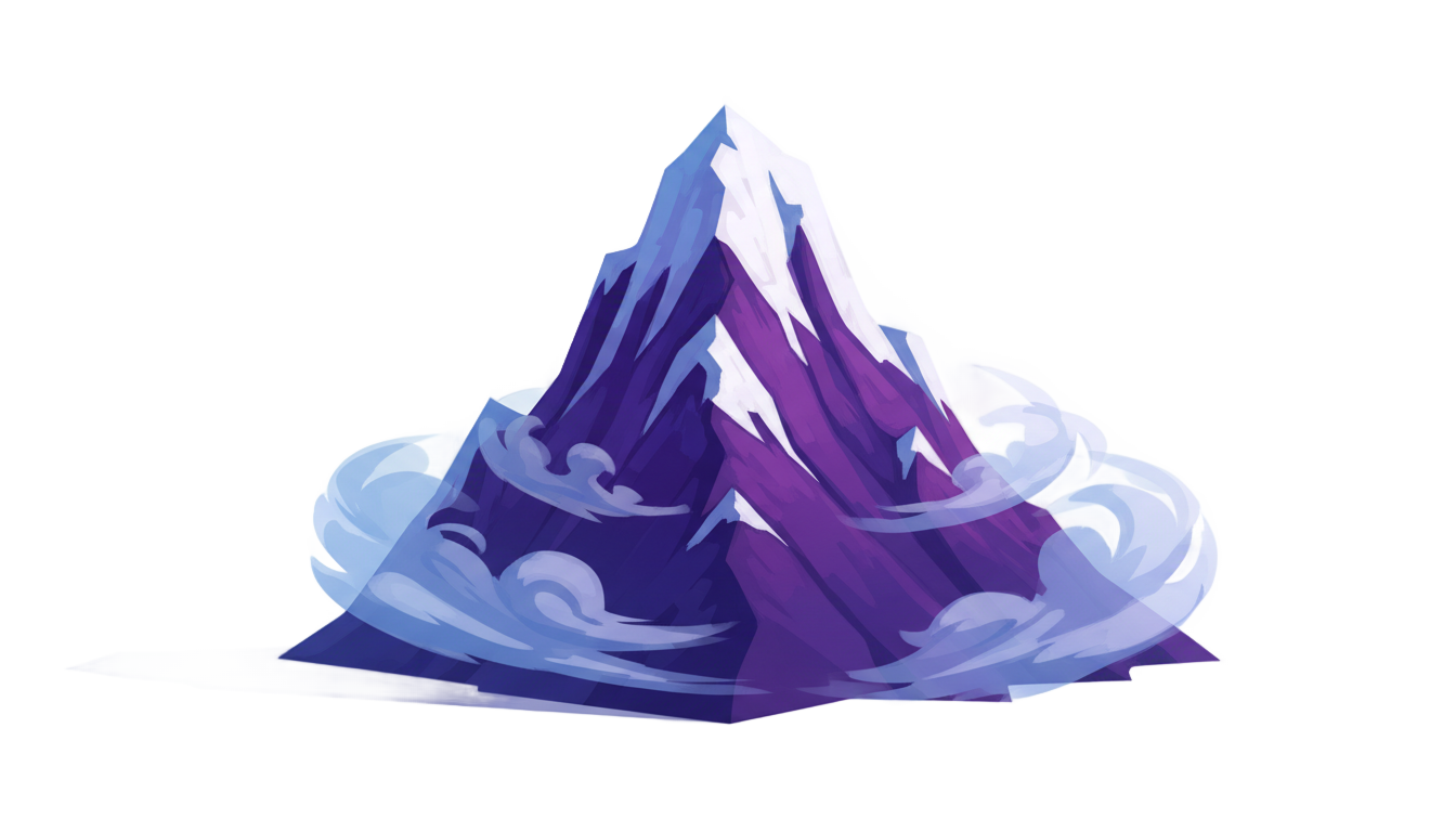 anime mountain png PNG transparent background