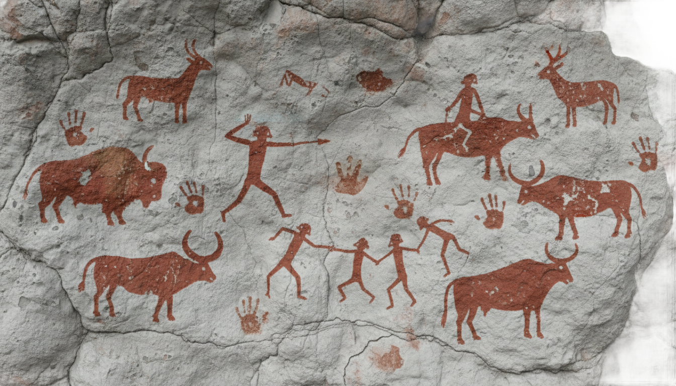cave paintings png PNG transparent background