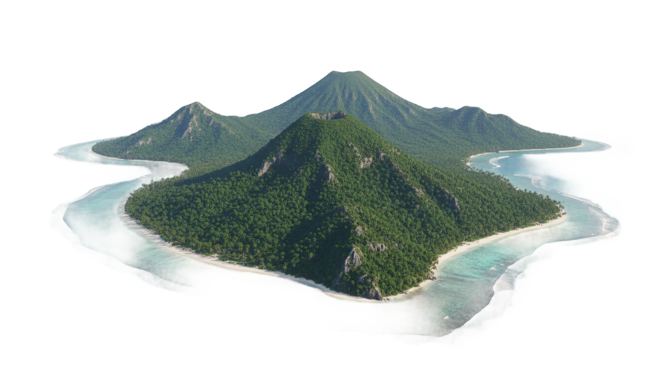 karkar island png PNG transparent background