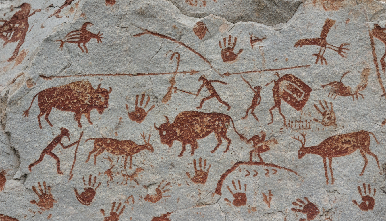 cave paintings png PNG transparent background