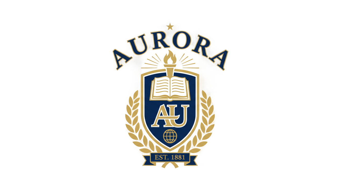 aurora university logo png PNG transparent background