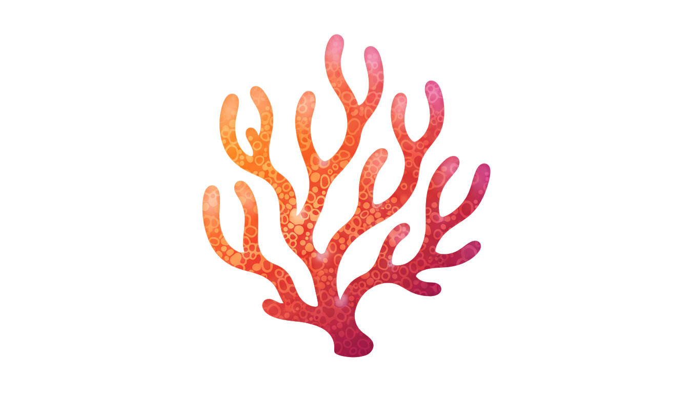 coral logo png PNG transparent background