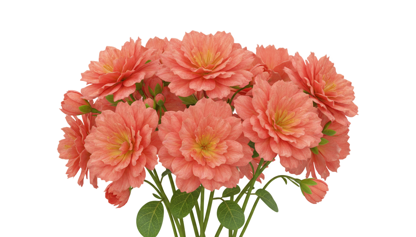 flores color coral png PNG transparent background