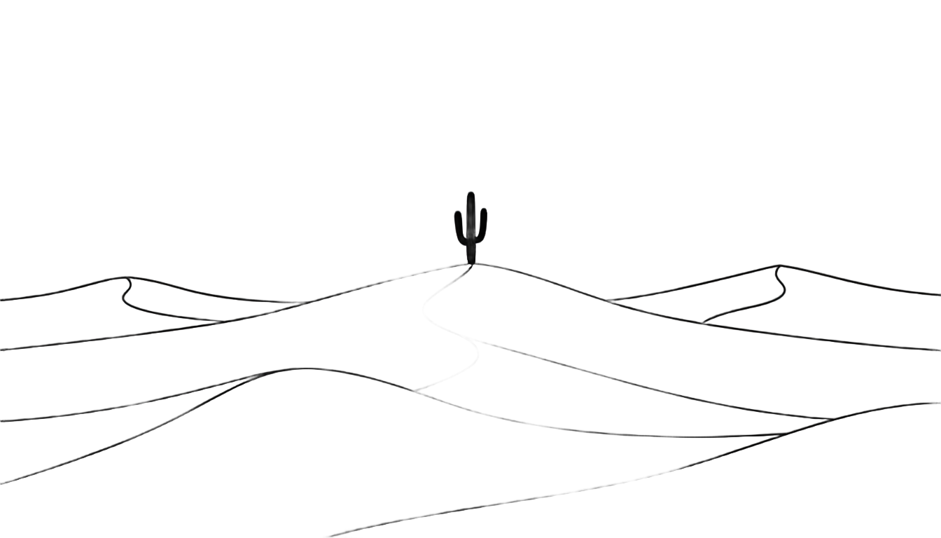 desert outline png PNG transparent background