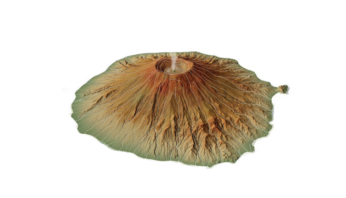manam island png map PNG transparent background