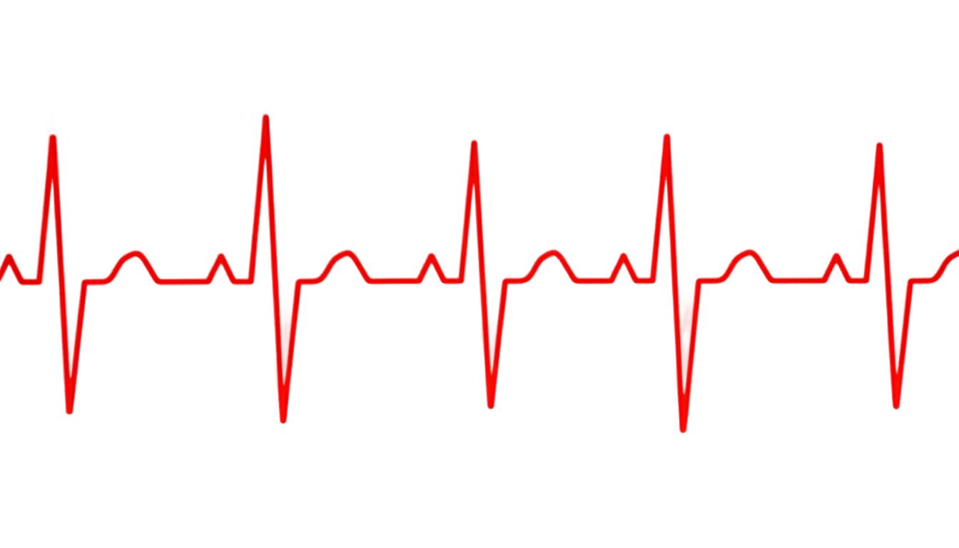 heart beat wave png PNG transparent background