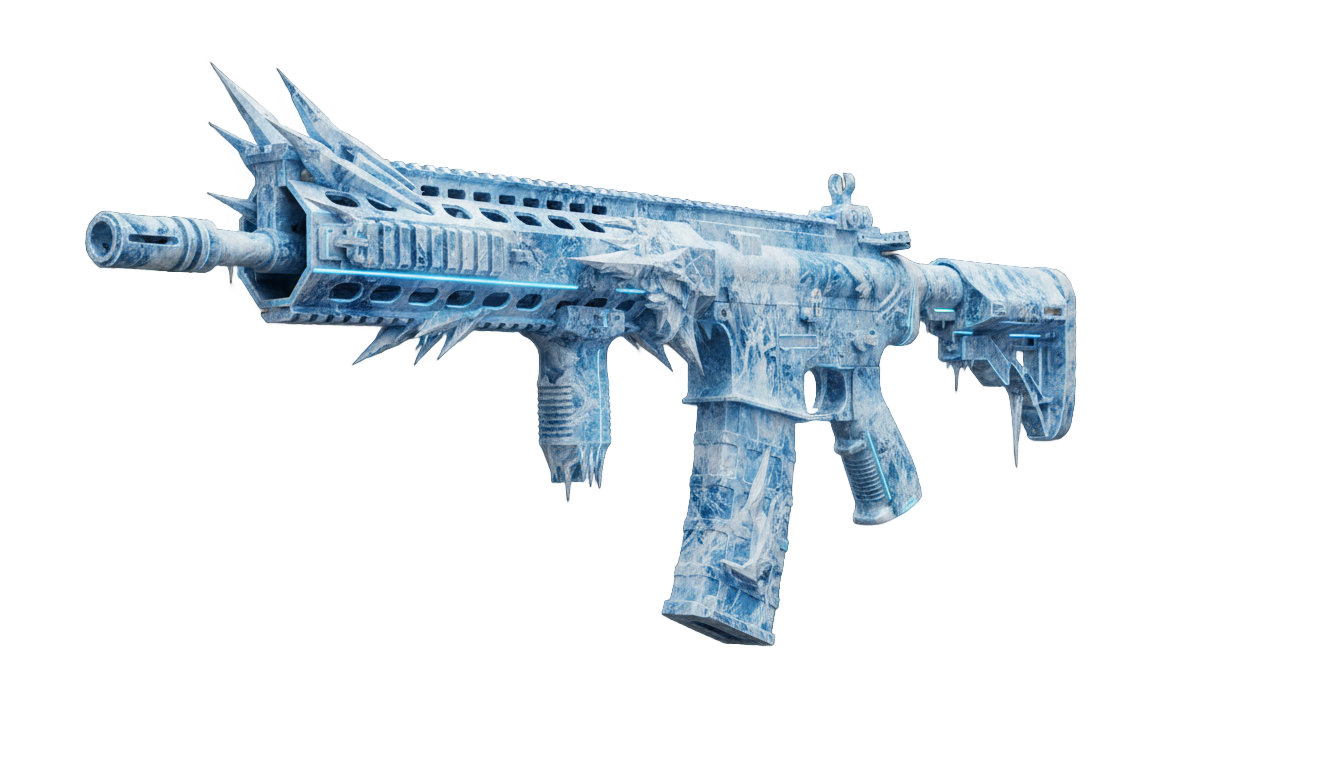 m416 glacier png PNG transparent background