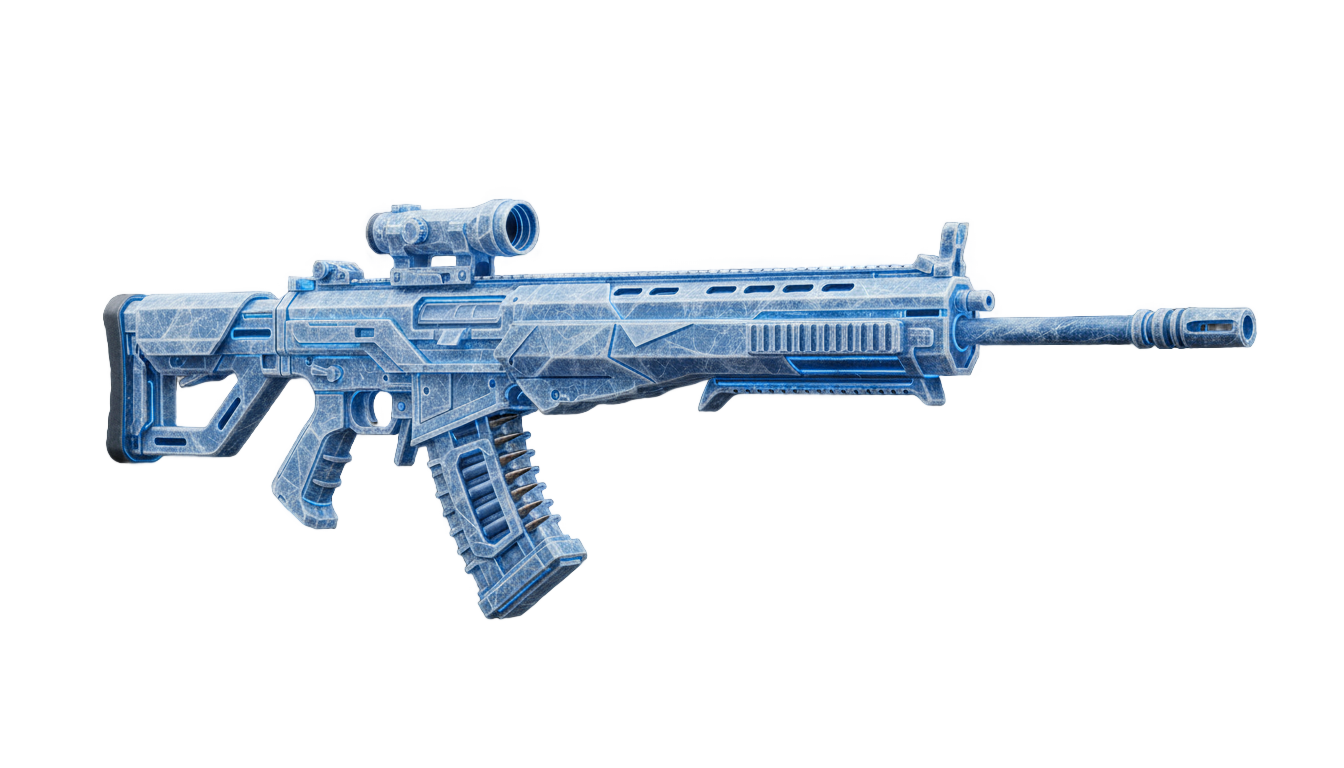 m416 glacier max png PNG transparent background