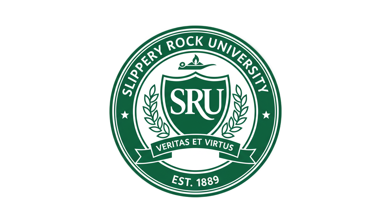 slippery rock university logo png PNG transparent background