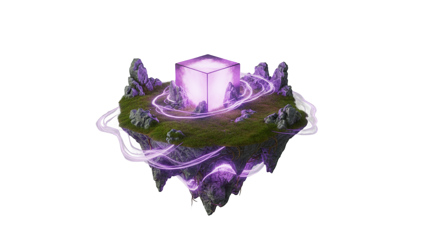 kevin the cube island png PNG transparent background